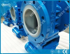 Zawór odcinający z tuleją PFA